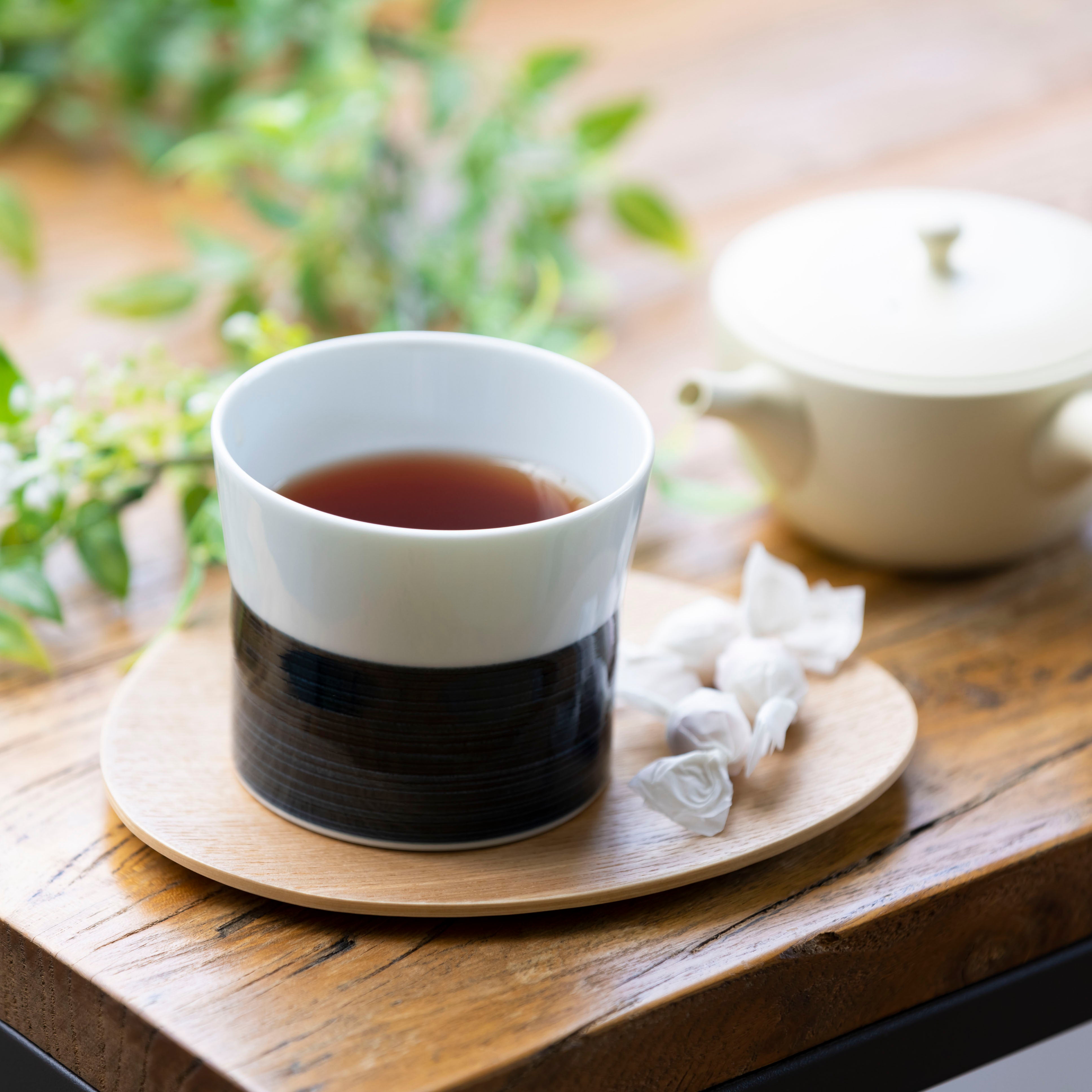 H.【フリーカップ】インディゴ 白山陶器 [麻の糸] – okiko