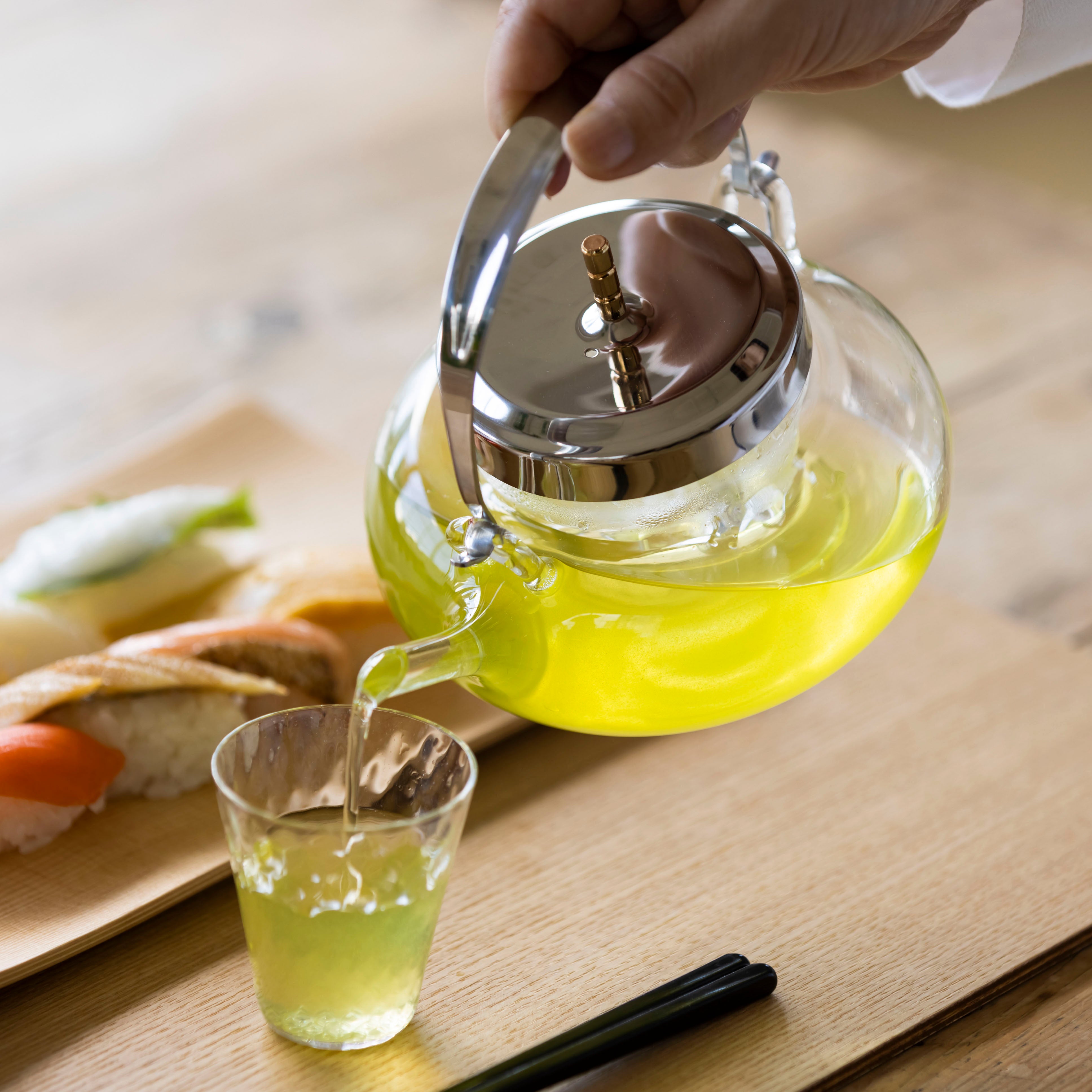 HARIO 冷酒器 丸地炉利 ゴールド HARIO ハリオ 冷酒器 グラス セット 360ml 丸地炉利 耐熱ガラス